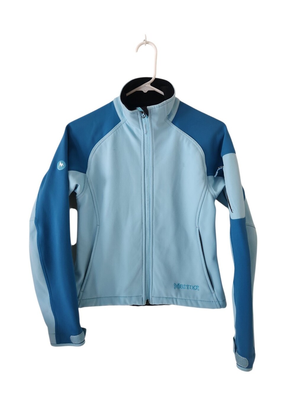 Marmot Blue Colorblock Gravity Jacket